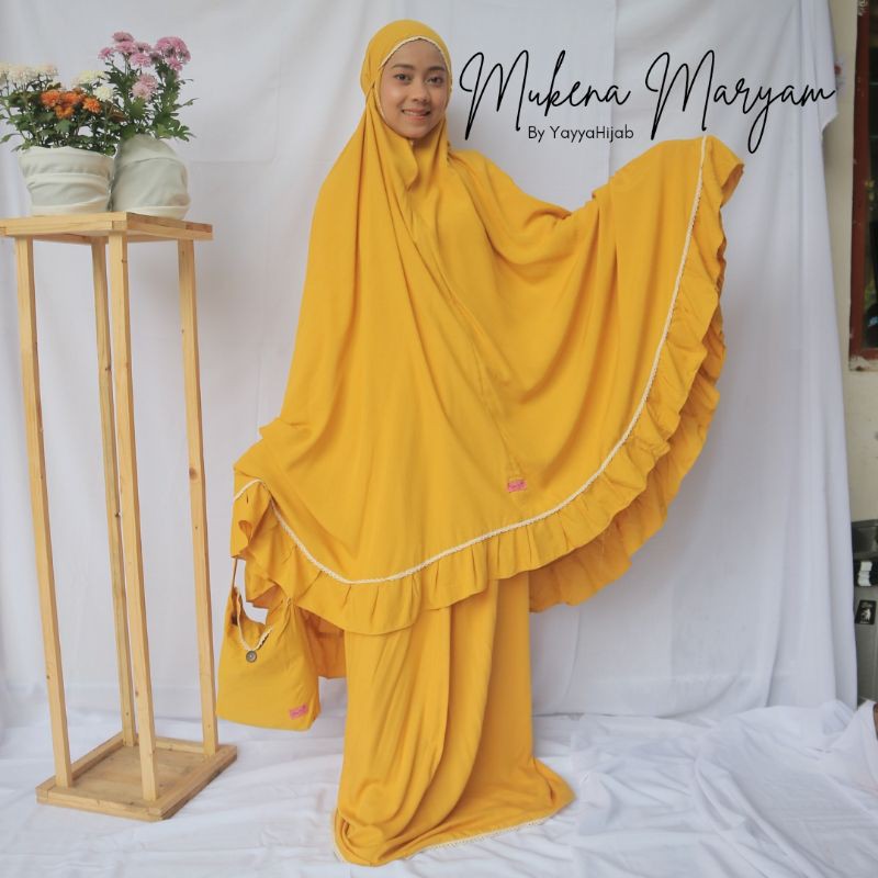 Mukena Maryam | Mukena Bahan Katun Rayon Premium