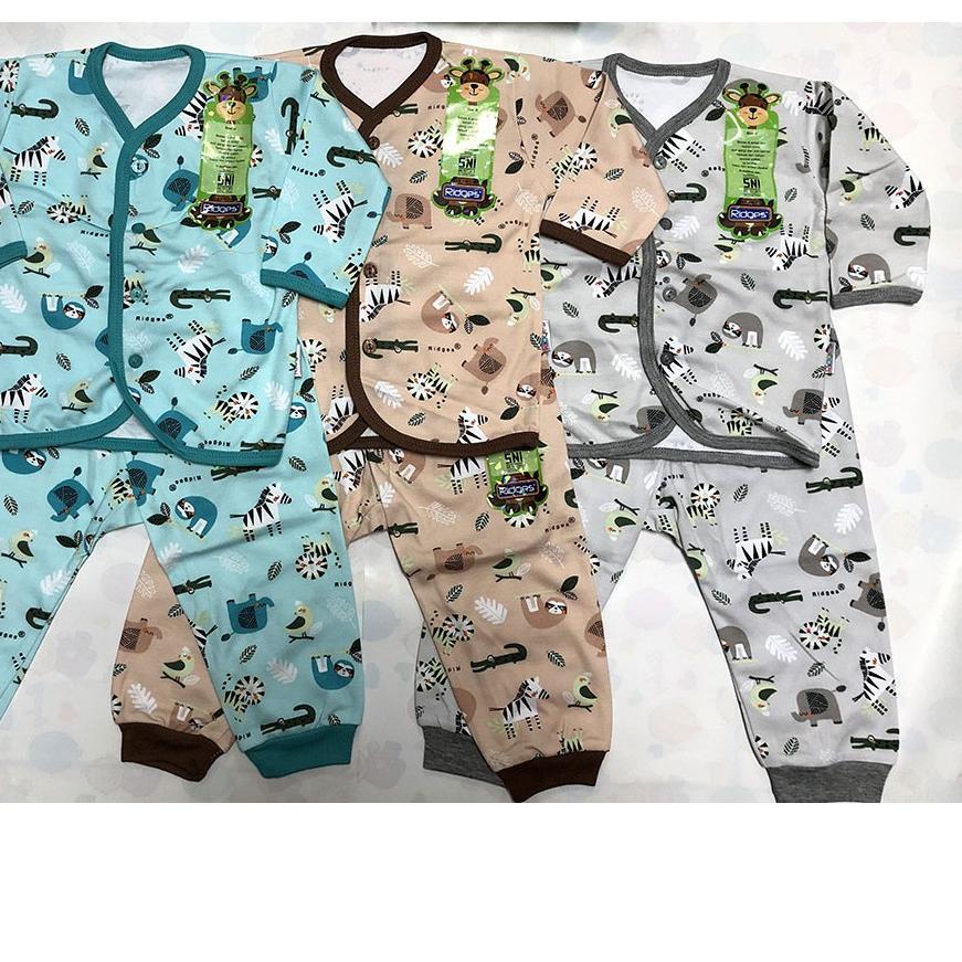 Limited Stock|SQ11|Setelan Bayi Panjang / Baju Tidur Anak / Piyama Anak Ridges