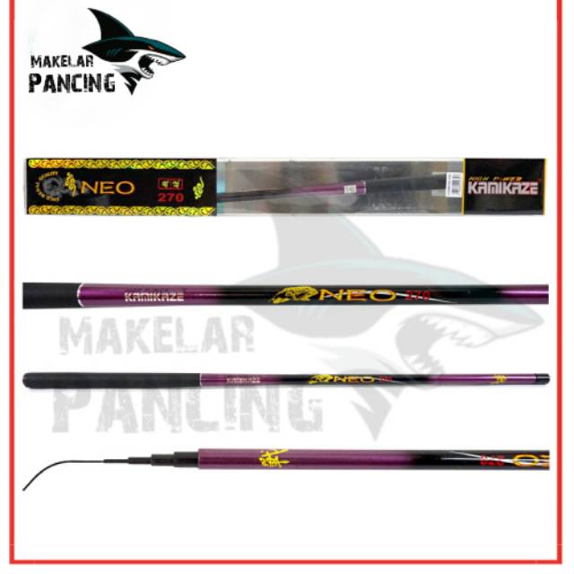 TERMURAH Joran Tegek Kamikaze Neo Carbon Action Medium Makelar Pancing