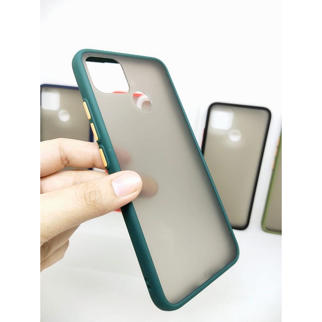 Bumper AERO CASE Realme Narzo 30A 6.5 Inchi Premium Hardcase My Choice List Warna Matte