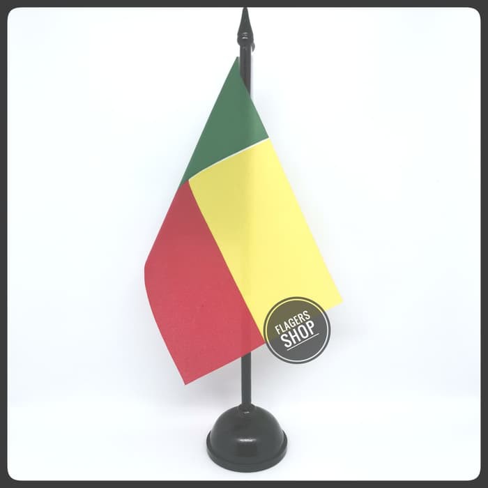 

Bendera Meja Benin + Tiang Kayu