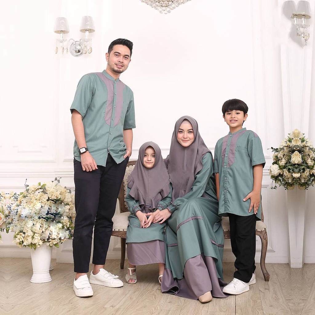 Baju Couple Termurah Elkhadija Sarimbit Keluarga Terbaru 2022 Sarimbit Couple Fashion Muslim Baju Le