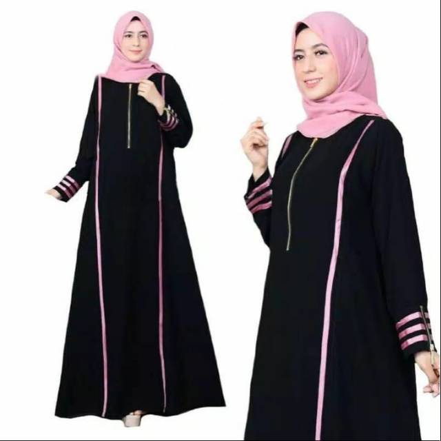 ABAYA SALUR/ABAYA ARAB/ABAYA JETBLACK PREMIUM