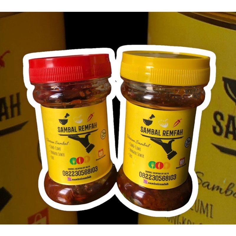 

sambel cumi,tongkol suwi,teri 150gr. Rempah dan daun jeruk nya berasa banget