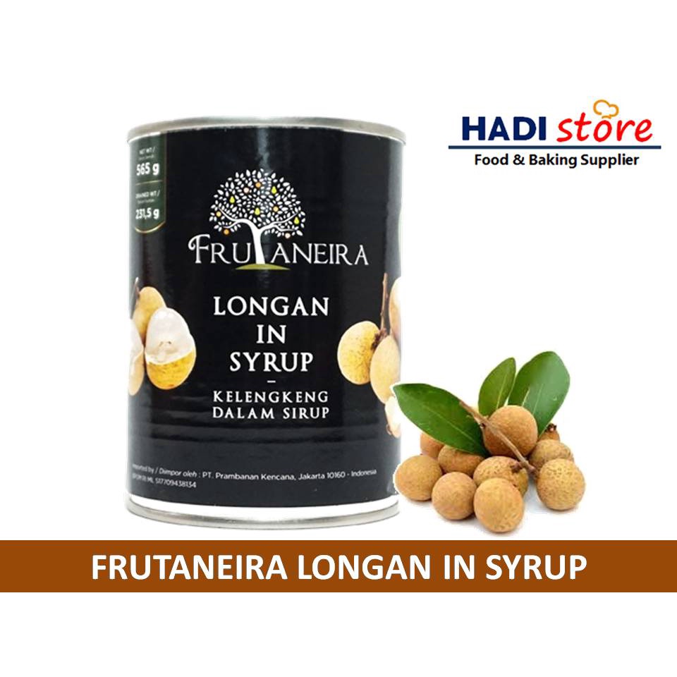 

FRUTANEIRA LONGAN IN SYRUP / BUAH KELENGKENG KALENG / 565 GRAM GR