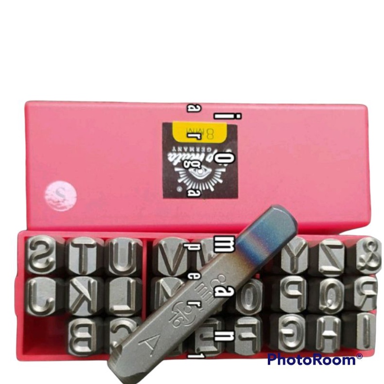 Alat Ketok Huruf Tjapmata 8mm Stamp punch / Huruf ketok