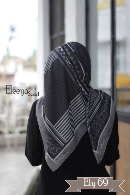 HIJAB SEGIEMPAT MOTIF PRINTING II Eleeya Scarf ELY 69