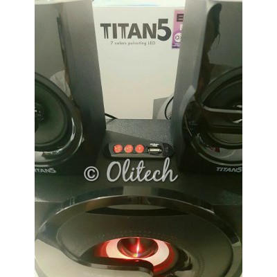 Speaker Sonicgear Titan 5 BTNI  Bluetooth  FM  Micro SD  Aux  Berkualitas