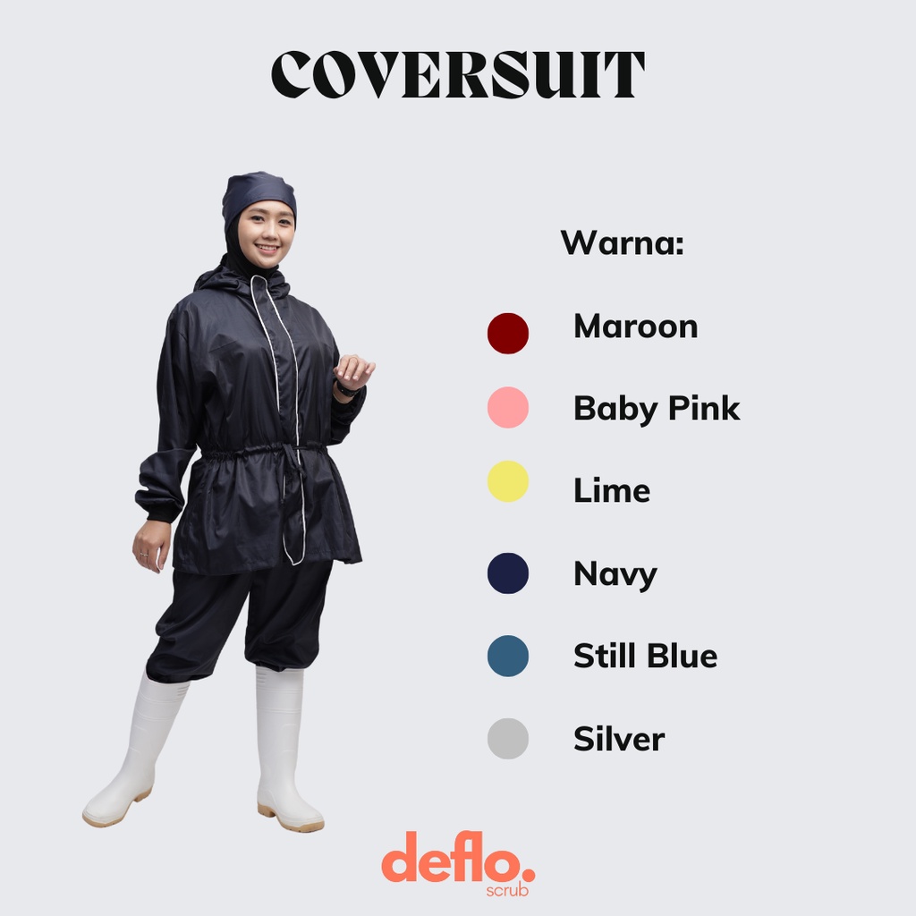 baju medis/coversuit/scrub dokter