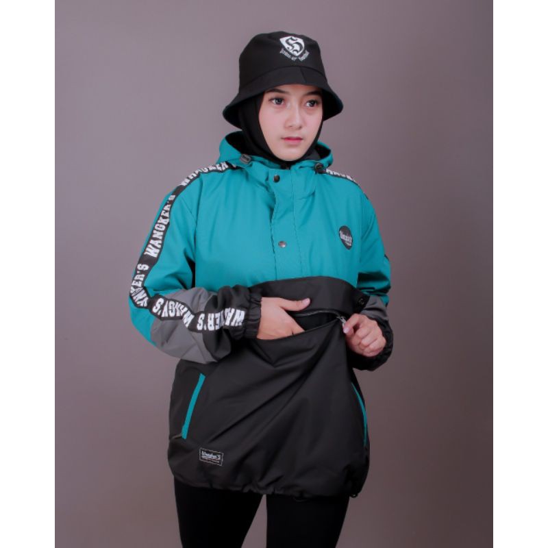 Jaket Pria Cagoule 3D Line Unisex Original WANGKERS