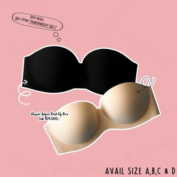 BH Sayap Lifestyle Wings Bra Sorex Dijamin Murah Push Up Seamless CD - Hitam