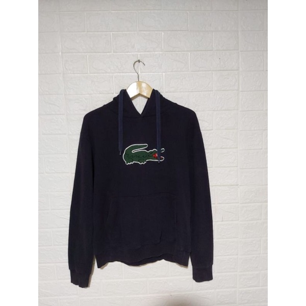 hoodie lacoste big logo original second