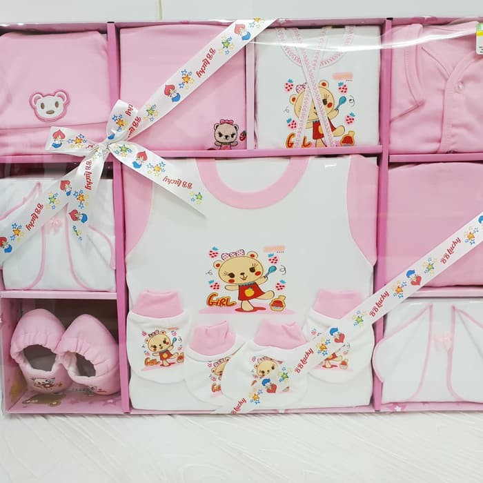 Promo !! Baby Set Baby Lucky SUPER JUMBO- Baby Gift Box- Kado Bayi Komplit