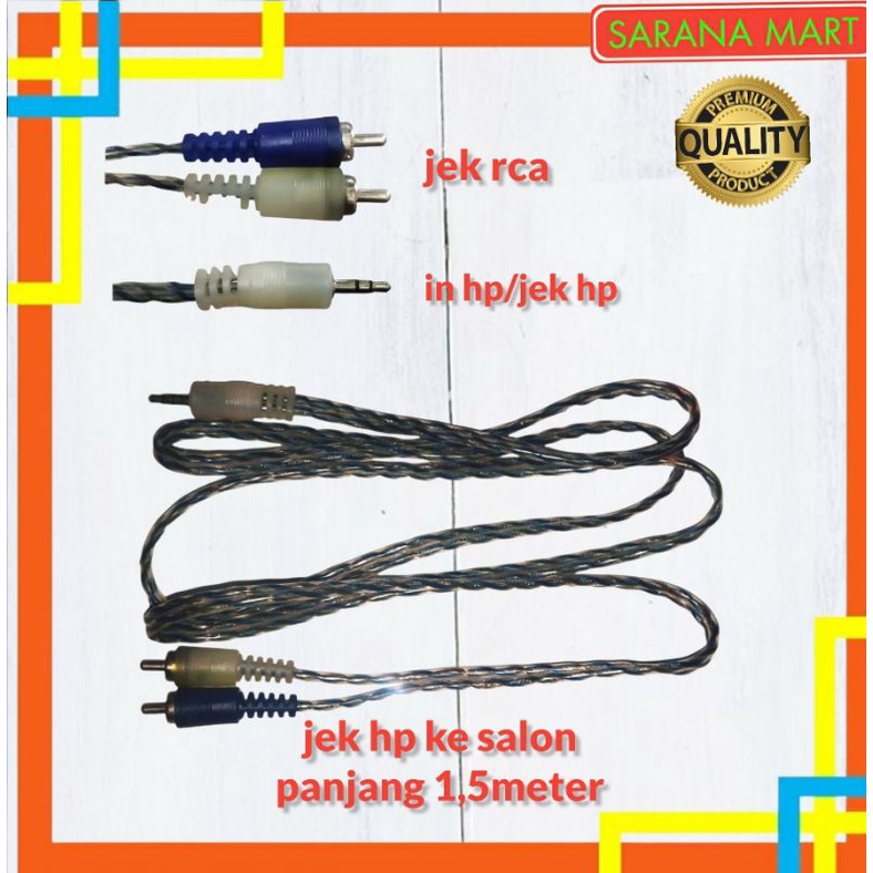 jek rca hp ke salon/speker