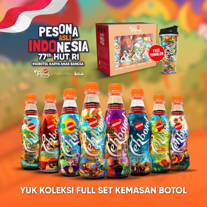 

[COD] Limited Edition Box Set Tehbotol Sosro - PET 350ml isi 8pcs [COD]
