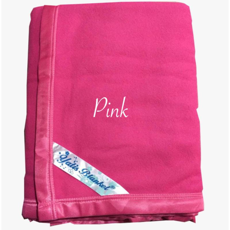 Selimut Yatis polos hotel/klinik 160x200 cm-pink