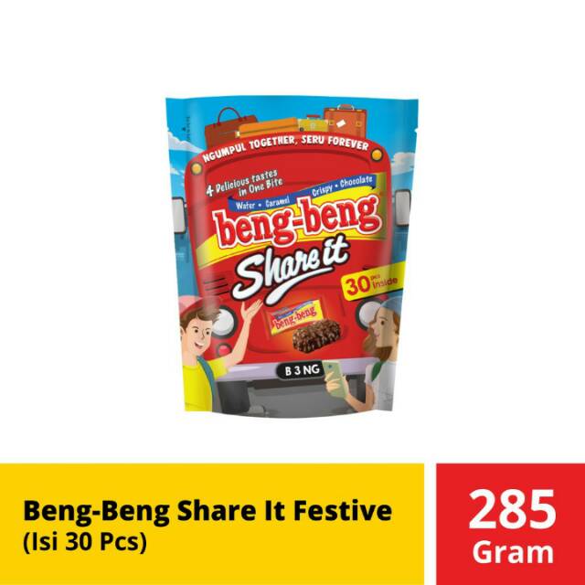 

Beng Beng Share It 285 gram (30 pcs) |95 gram (10 pcs)