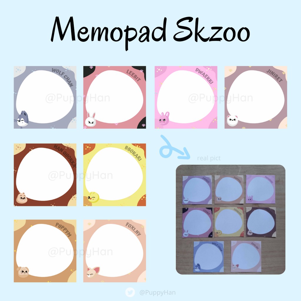 

Memo pad SKZOO