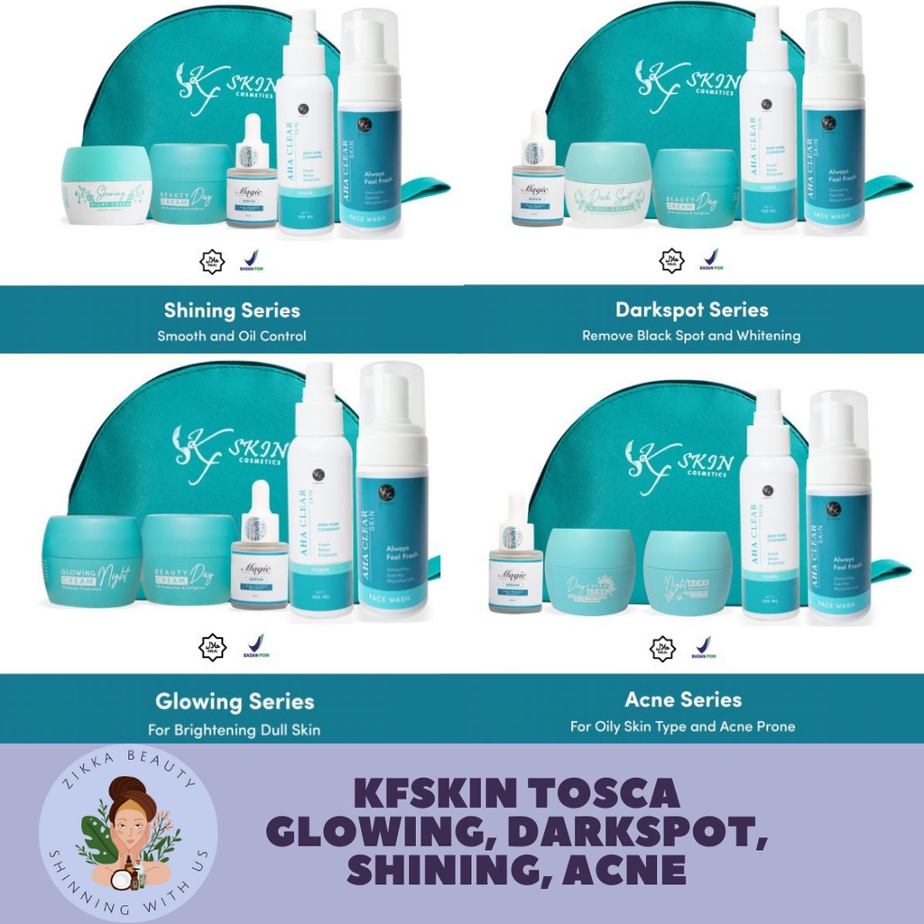 KFSKIN TOSCA GLOWING, ACNE, SHINING