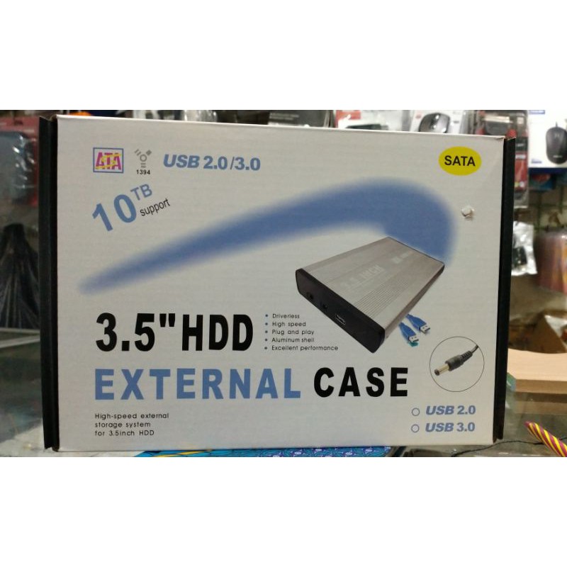 External Case HDD 3.5"/ Enclosure Hardisk PC