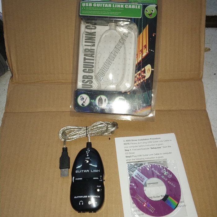 Guitar Link USB Cable Leem + Software Guitar Link