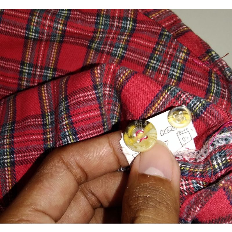 Kemeja Flanel Bear USA Sport Branded 2nd