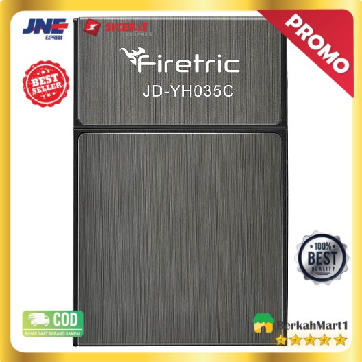 Firetric Focus Kotak Rokok 20 Slot dengan Korek Elektrik Pyrotechnic - JDYH035C