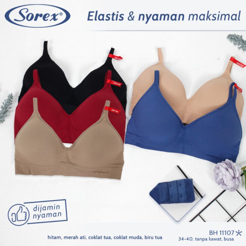 Grosir  Bra sport sorex seamless tanpa kawat 11107