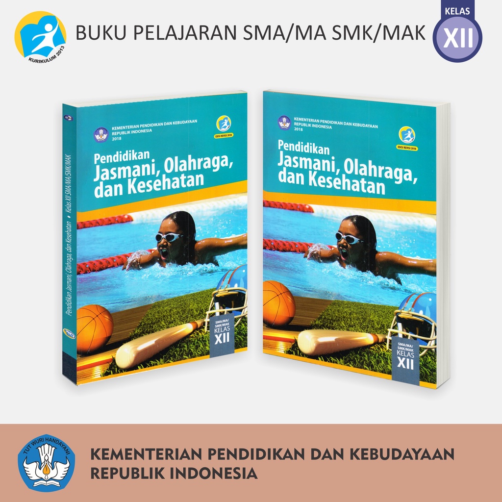 Buku Pendidikan Pelajaran Tingkat SMA MA MAK SMK Kelas XII Bahasa Indonesia Inggris Matematika Penjaskes Seni Budaya PPKn Sejarah Indonesia Kemendikbud-4