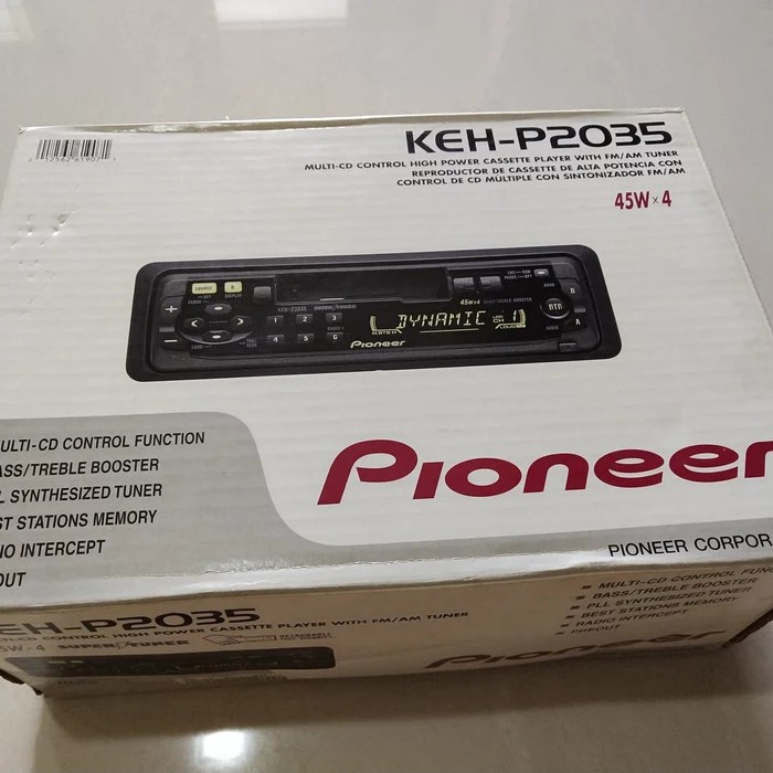 Tape single din Pioneer KEH-P2035 kaset