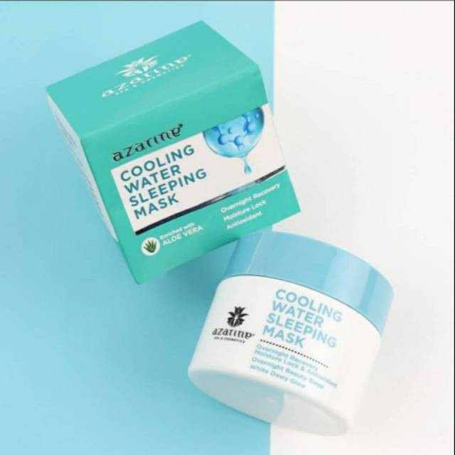 Azarine Herbal Essential Skin Treatment [Aloe Vera Gel | Cooling Water Sleeping Mask | Miraclear Mineral Peeling Serum | Fresh Radiant Brightening Scrub]