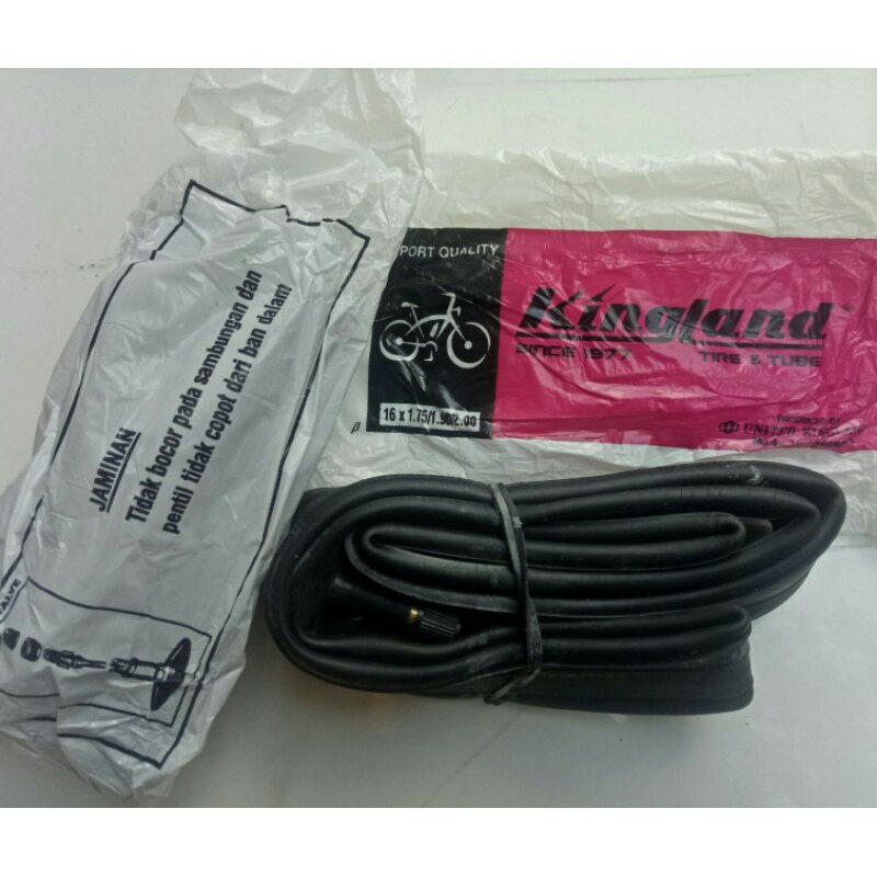 ban dalam kingland 16 x 1.75 - 1.90 - 2.00 ban dalam sepeda lipat ban 16x1.75 16x1.90 16x2.00