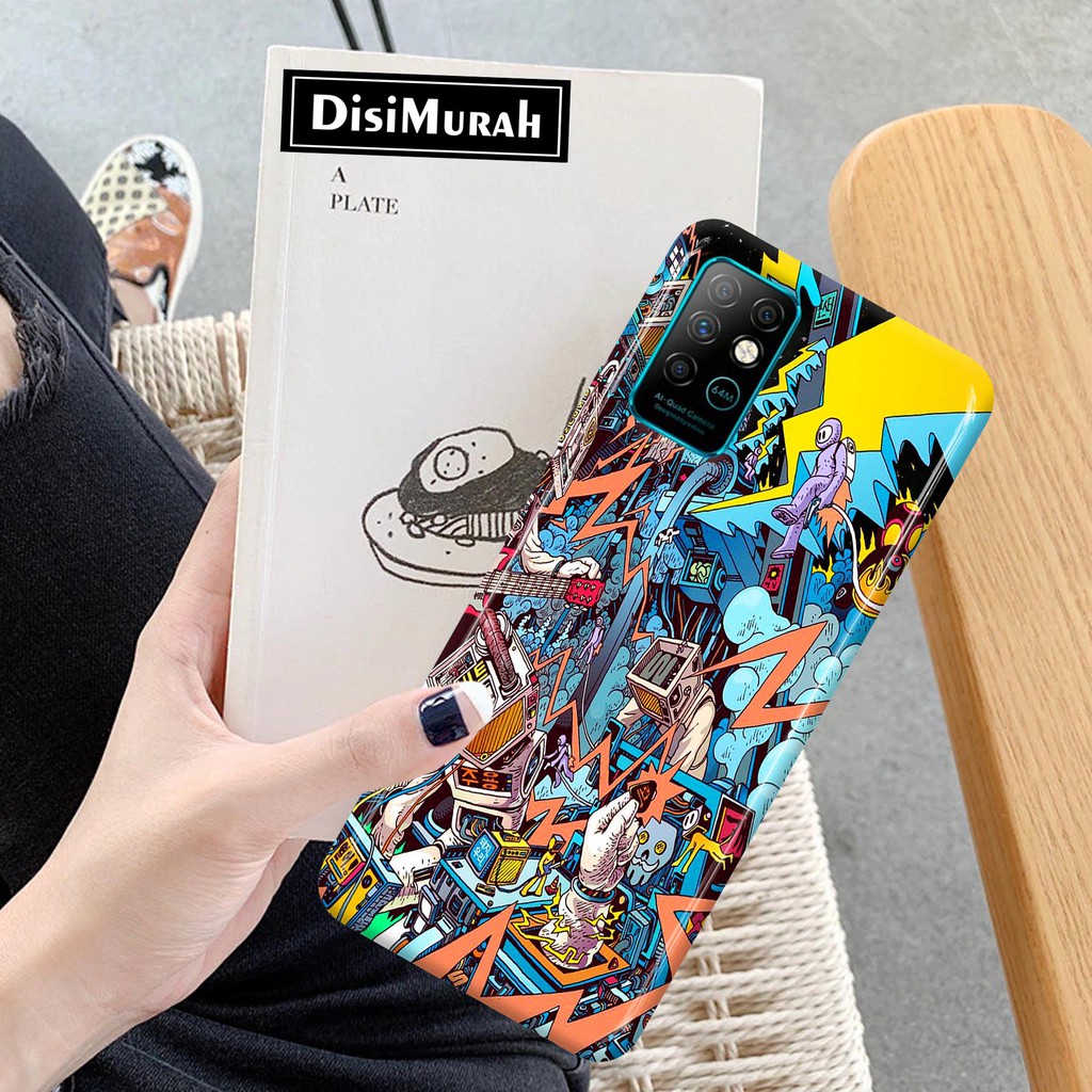 DISIMURAH Case infinix hot 8 cassing All type Hardcase softcase silicon for cassing handphone