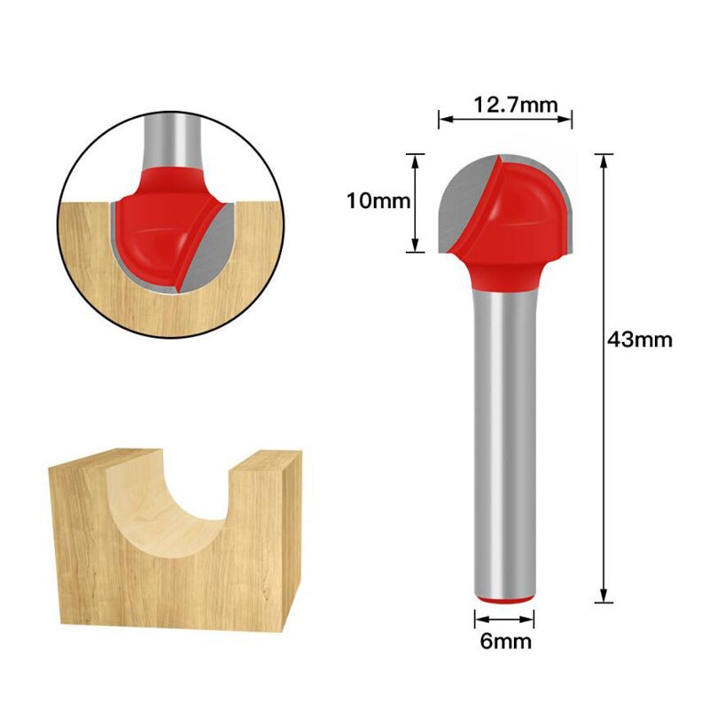 Mata Profil Router Bits Timmer Bits set 12pcs Kotak Box set Kayu