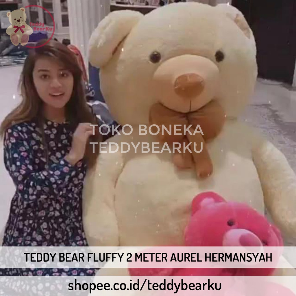 BONEKA TEDDY BEAR (BERUANG) JUMBO 2 METER (TANPA BONUS)