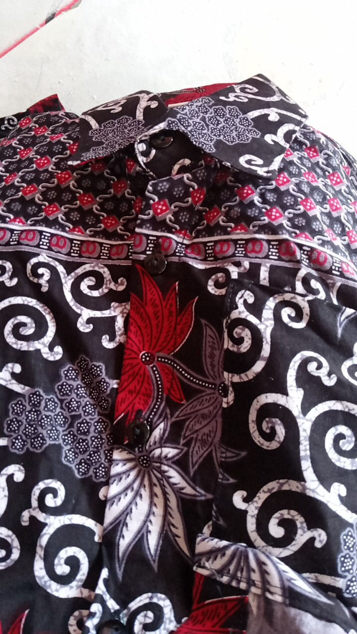 Batik Couple Keluarga Sania Ruffle Ori Ndoro Jowi Dnt Kembang Langit