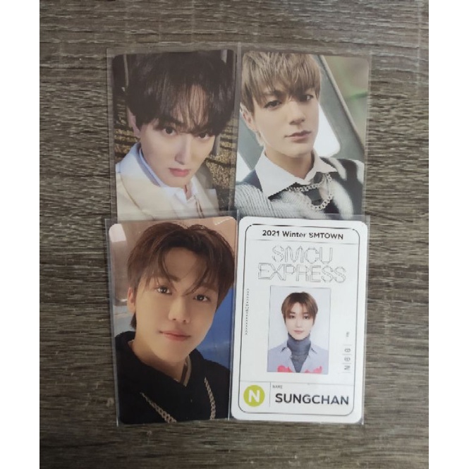 [TAKE ALL]PC JENO SMTOWN+JAEMIN DAYTIME+ KANGTA SMTOWN+SUNGCHAN PASSCARD