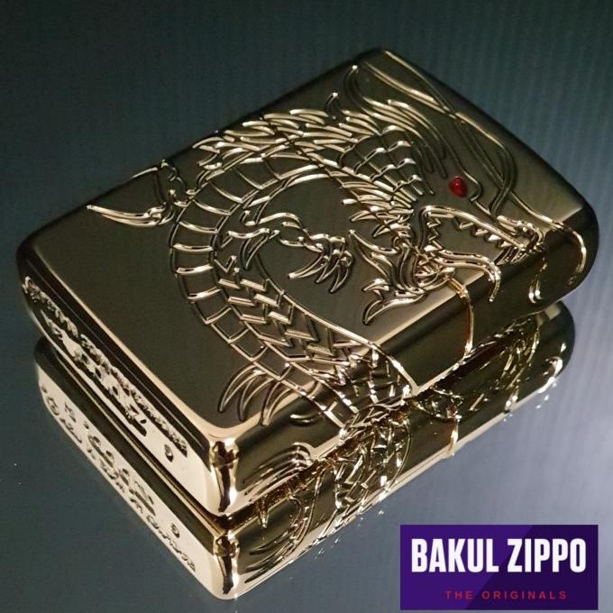 29265 Original Zippo Chinese Dragon gold plate