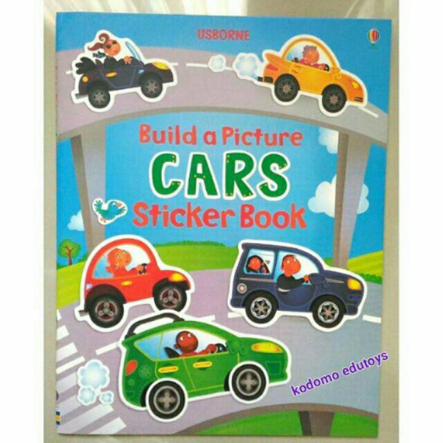 

Usborne Build a Picture - Cars Sticker Book