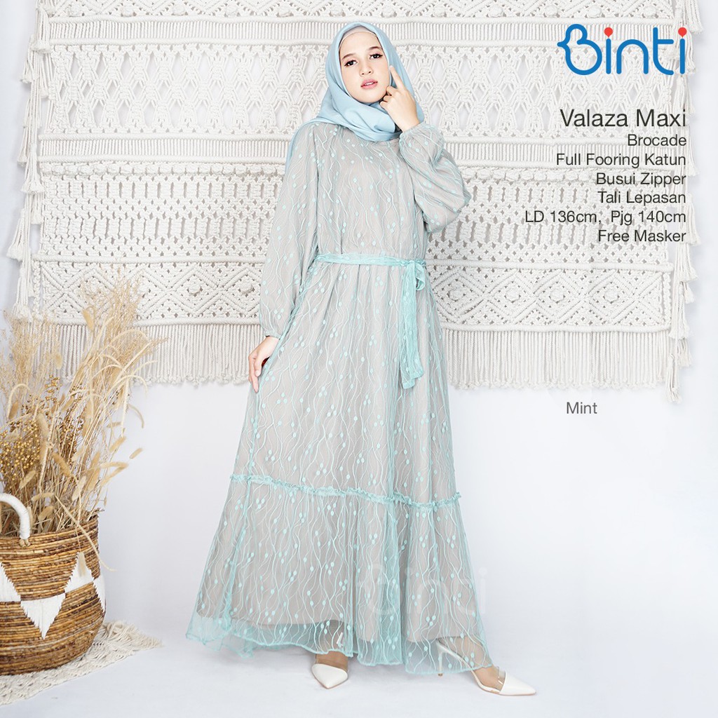 Gamis broka tJumbo Valaza Maxy / Dress Pesta Kondangan big size ld 135 motif kekinian