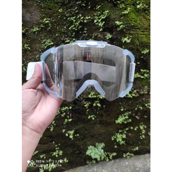 Kacamata Helm Cross Goggle Safety Inko Clear