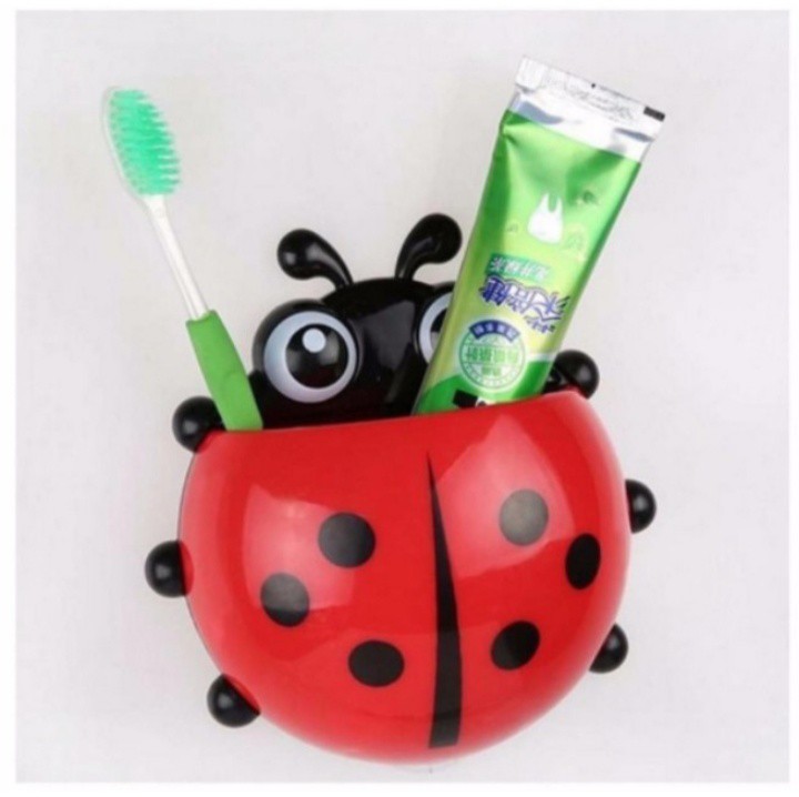 Tempat Odol Dan Sikat Gigi Tempel Ladybug