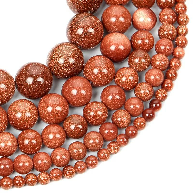 Bahan Craft Batu Goldstone Pasir Emas