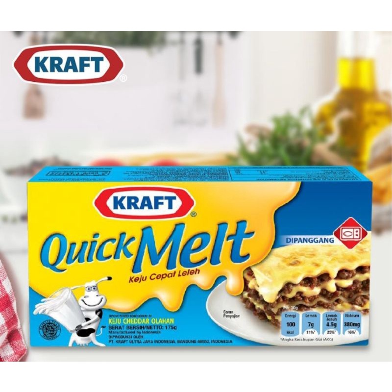 

KRAFT QUICK MELT/QUICKMELT 165 GR (KEJU CEPAT LELEH)