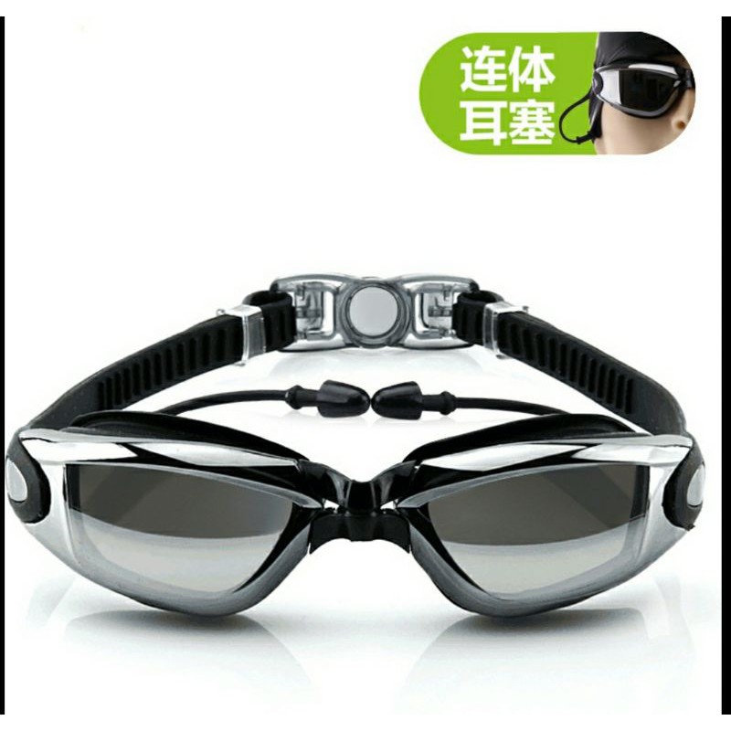Taffsport kacamata renang dengan penutup telinga