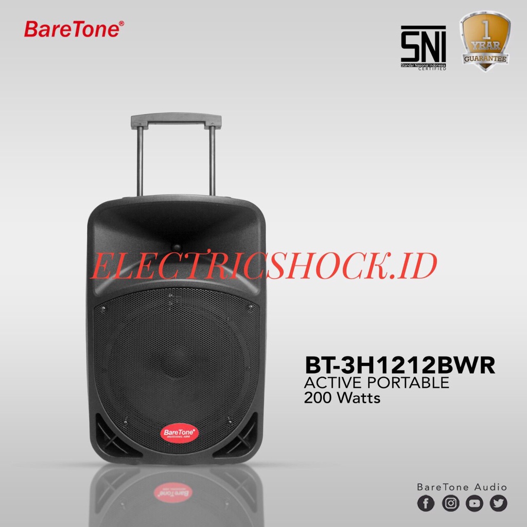 SPEAKER METTING PORTABLE BARETONE BT 3H1212BWR / BARETONE BT 3H1212 BWR