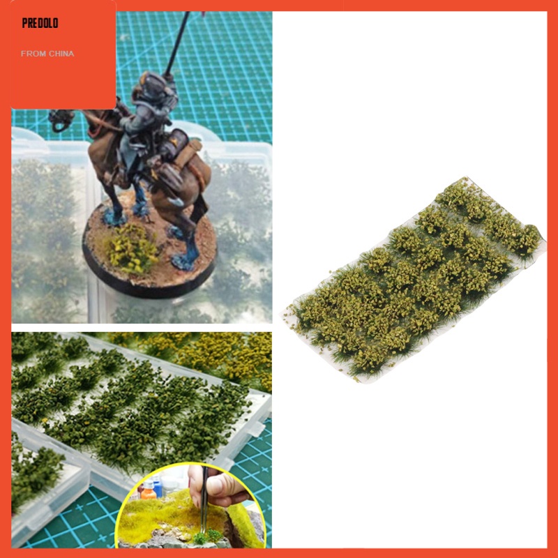 [In Stock] 28 Pieces Mixed Bush Trees Miniature Vegetation Groups Shrubs Railway Artificial Grass Miniature War