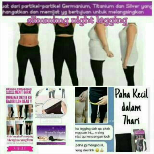 SLIMMING NIGHT SLIMNIGHT LEGGING PELANGSING PAHA DAN KAKI