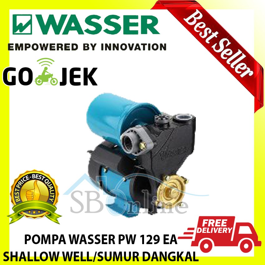 Pompa Air Sumur Dangkal Otomatis-Shallow Pump Automatic Wasser PW-129EA