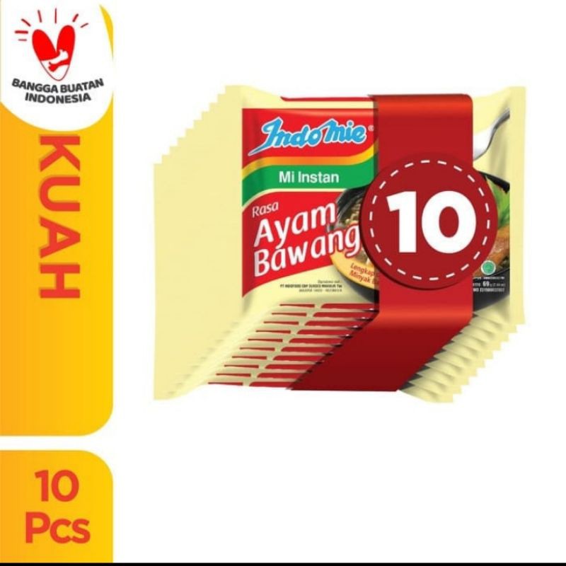 

INDOMIE AYAM BAWANG 10 Bks (1 bundling isi 10 Bks)